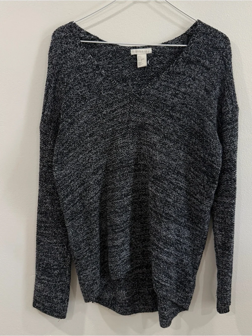 Black & White Knit Sweater